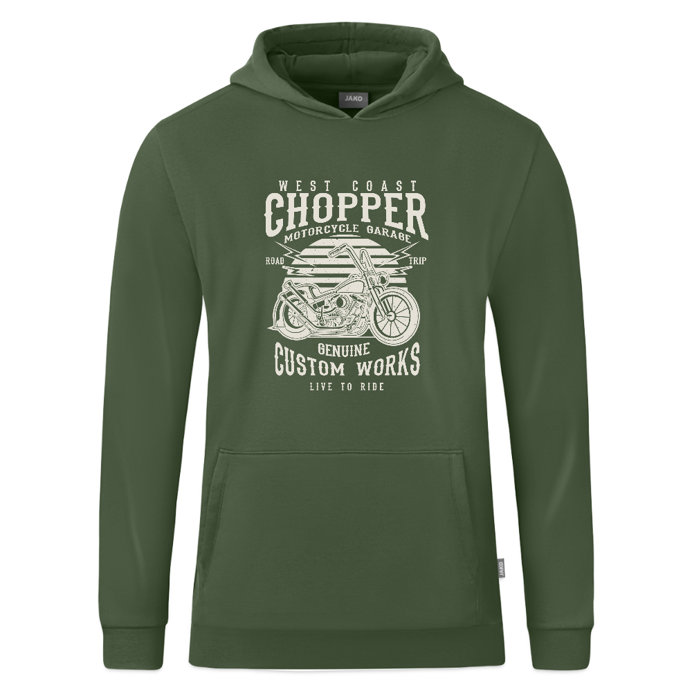 JAKO Kinderhoodie Organic - dennengroen
