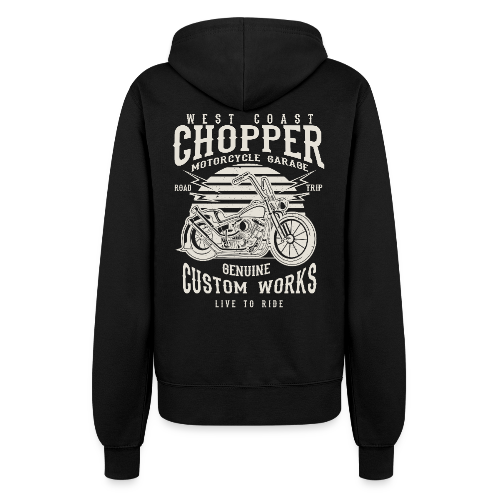 Vrouwen ziphoodie - zwart