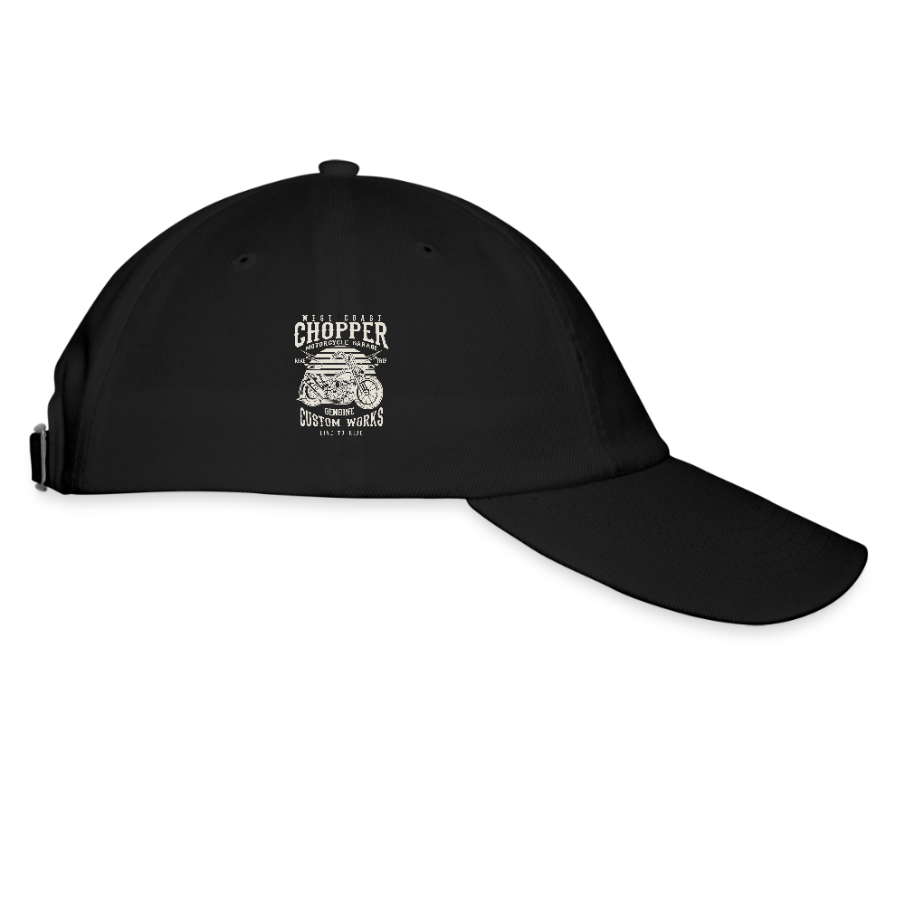 Baseballcap - zwart/zwart