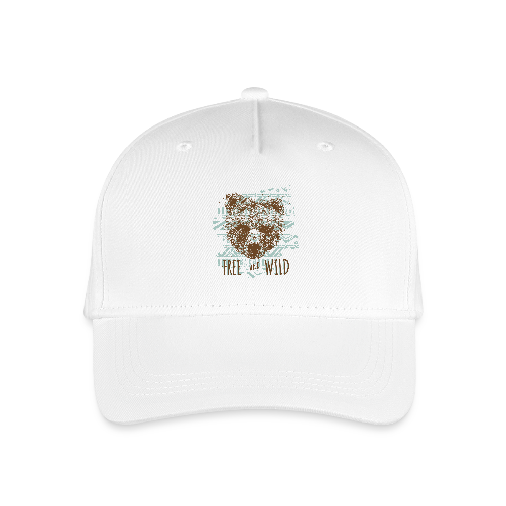 Bio kinder basecap - wit