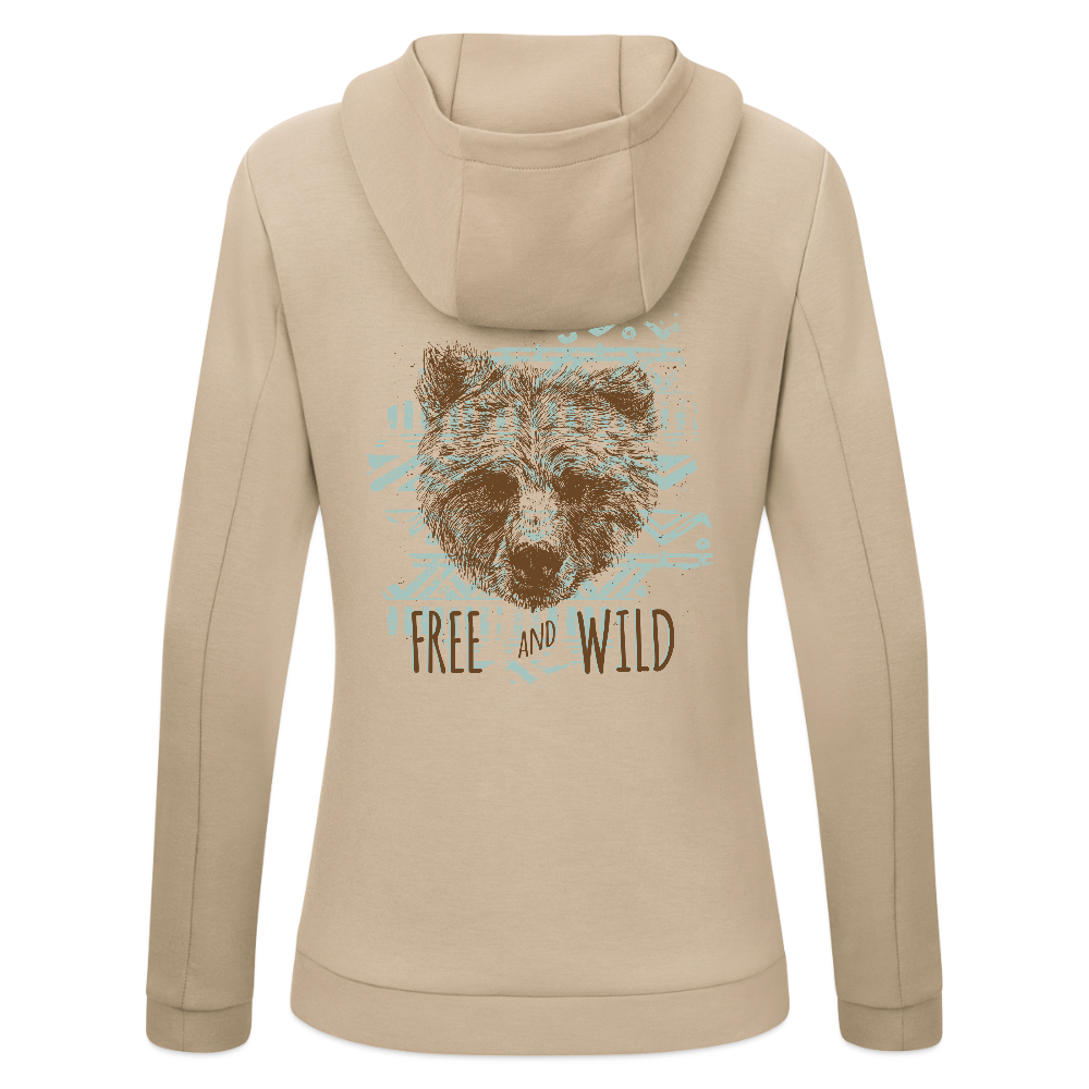 JAKO Vrouwen ziphoodie Pro Casual - beige