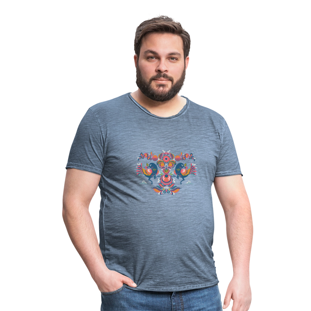 Mannen Vintage T-shirt - vintage denim