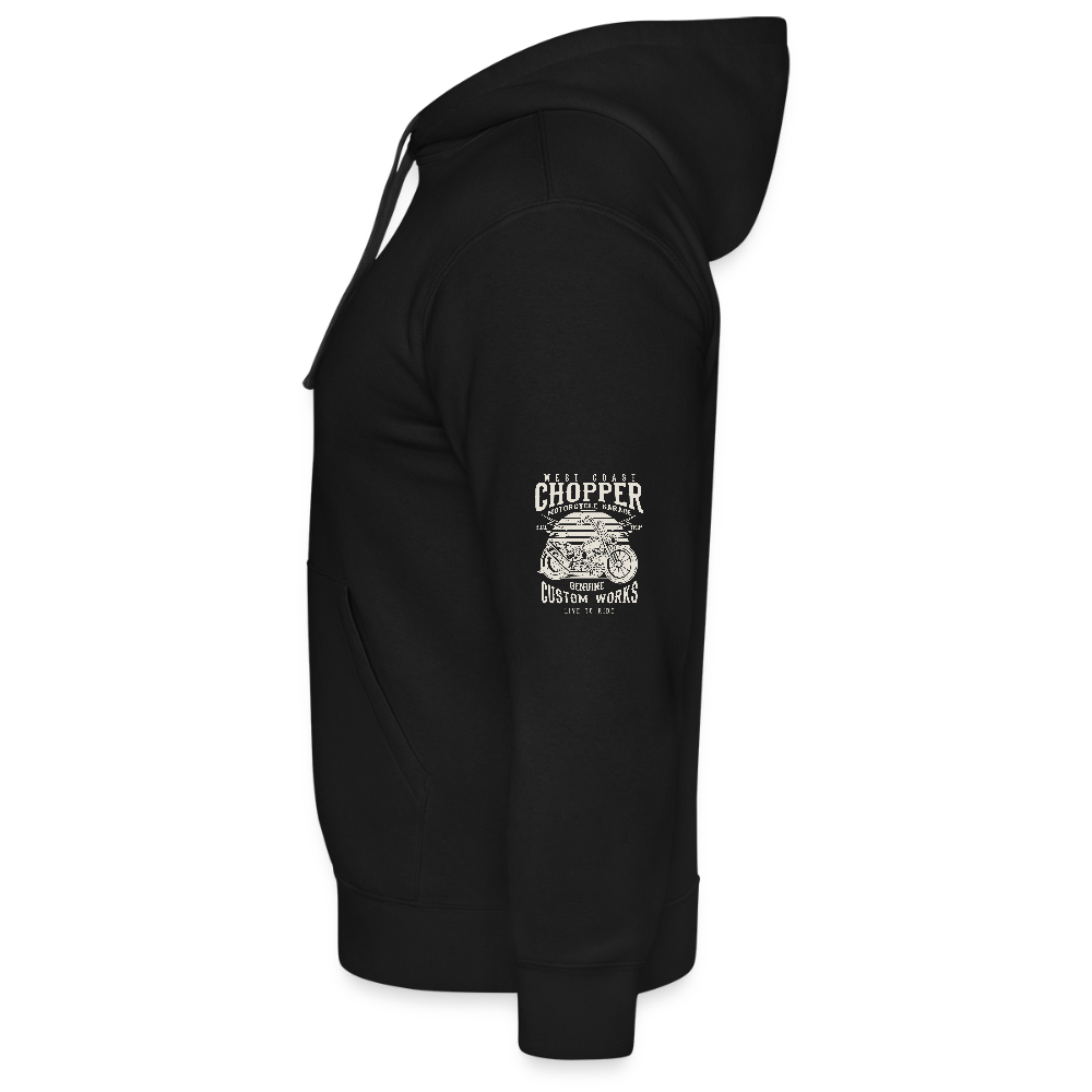 Mannenhoodie van Russell - zwart