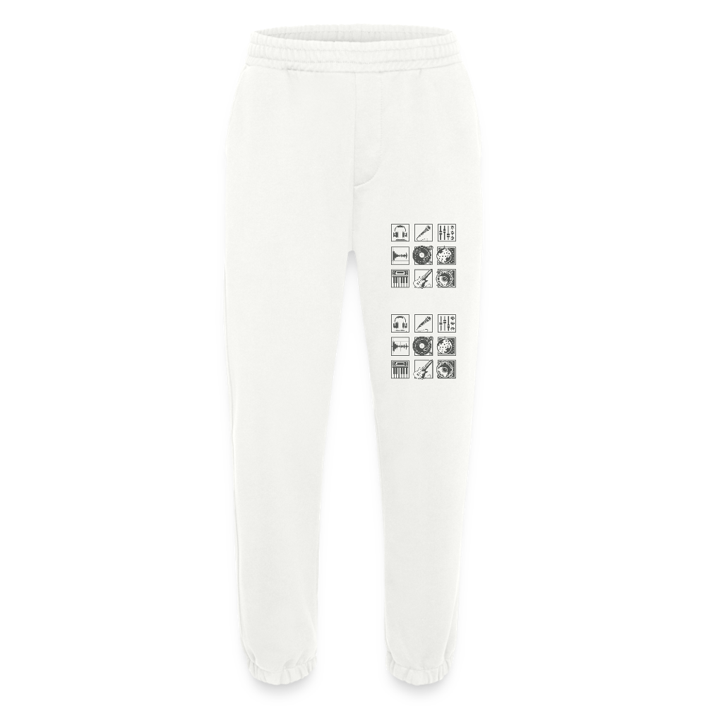 Heavyweight organic joggingbroek made in EU - OFF WHITE