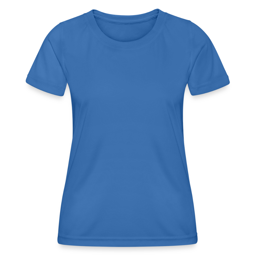 Functioneel T-shirt voor vrouwen - koningsblauw