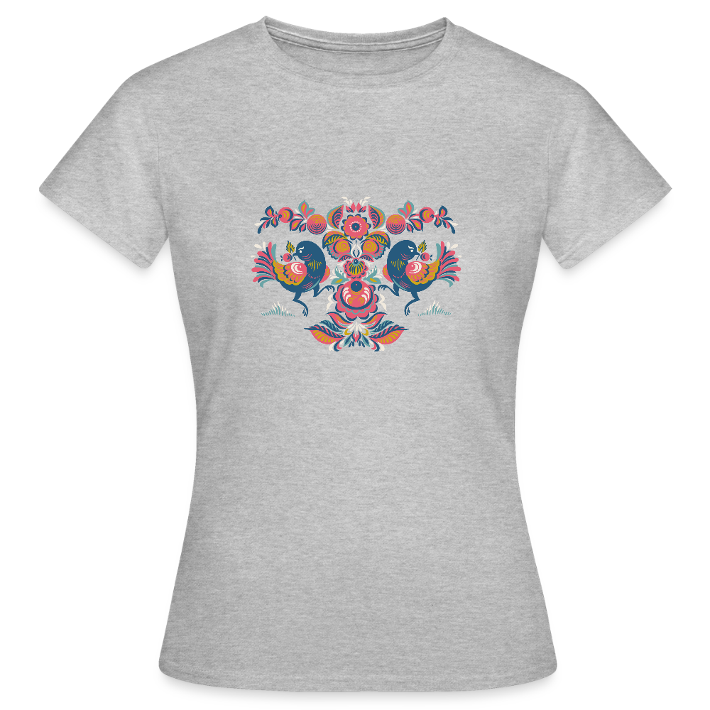 Vrouwen T-shirt - grijs gemêleerd