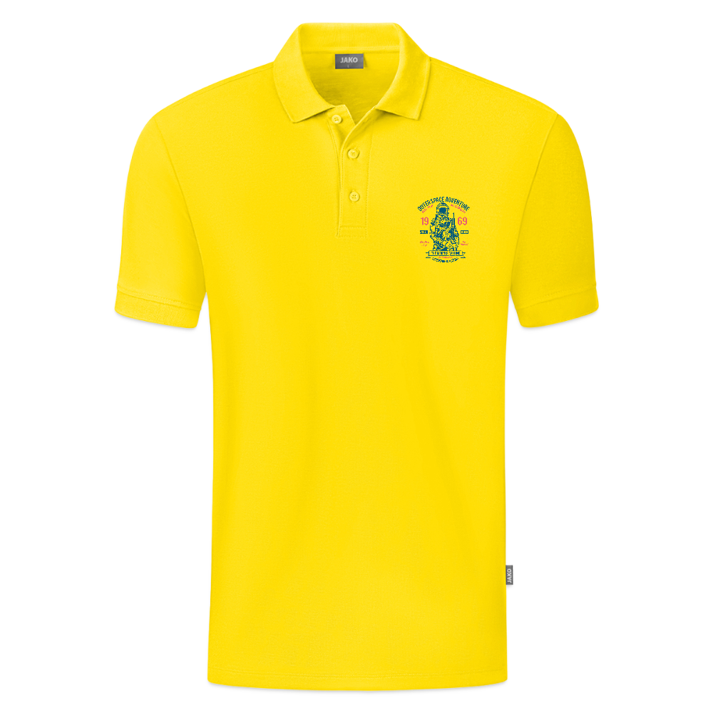 JAKO Mannen Polo Organic - geel