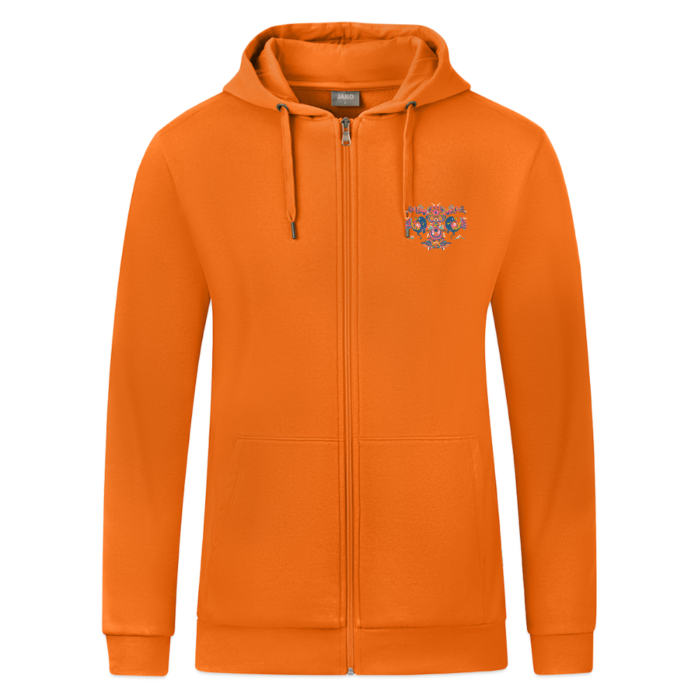 JAKO Ziphoodie Organic - neonoranje