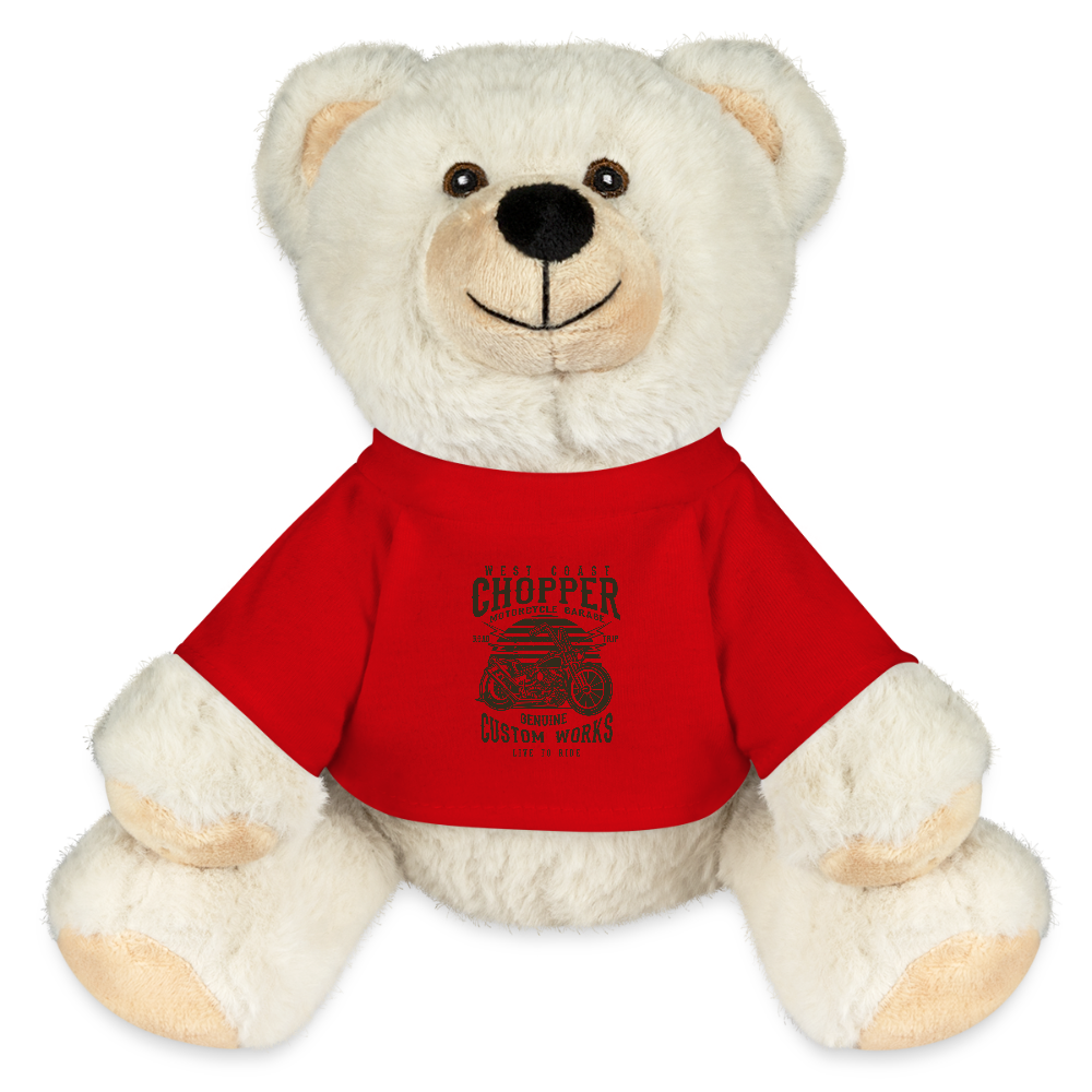 MiniFeet® RecycelBär® crème - rood