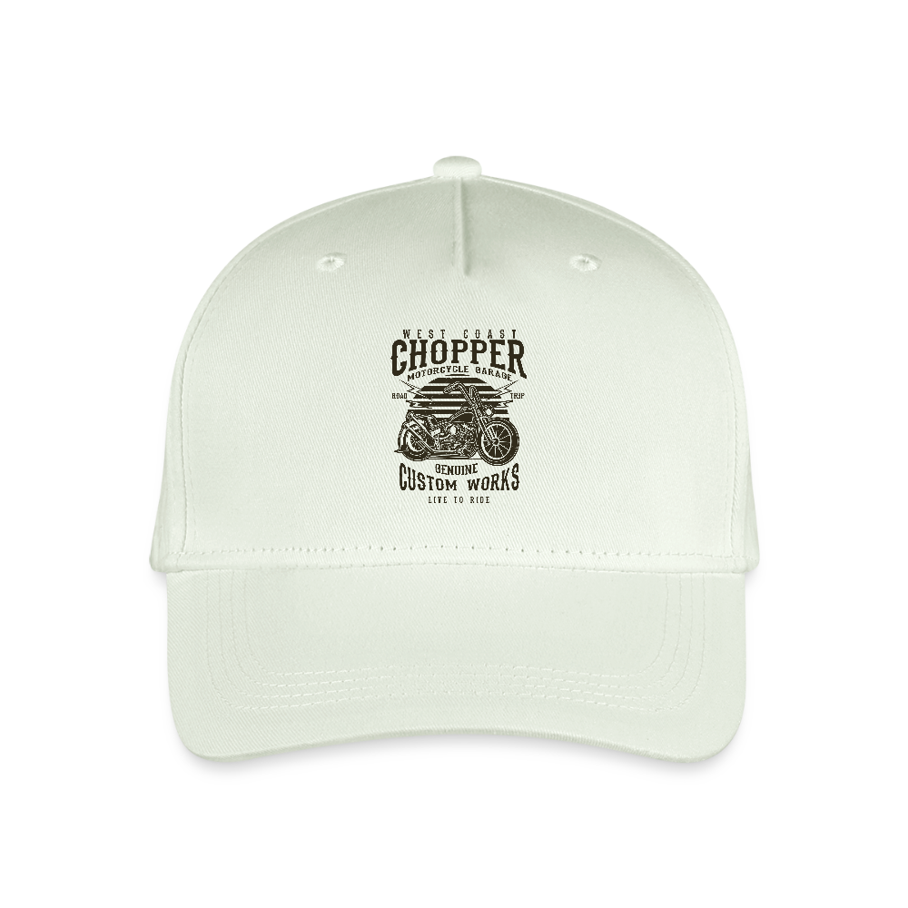 Bio kinder basecap - licht mintgroen