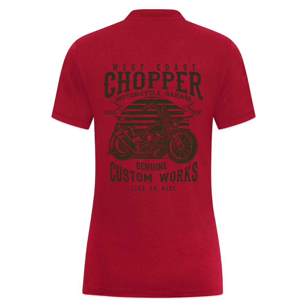 JAKO Vrouwen poloshirt Pro Casual - donkerrood