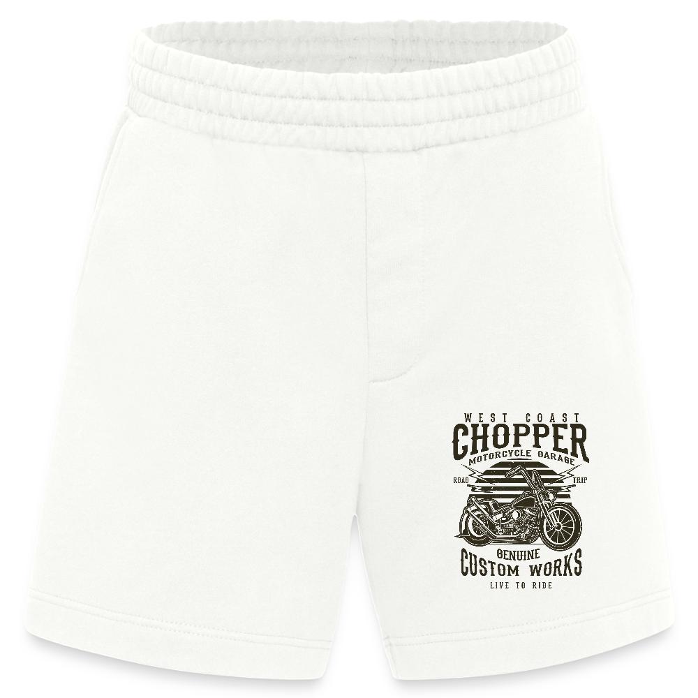 Heavyweight organic shorts made in EU - OFF WHITE