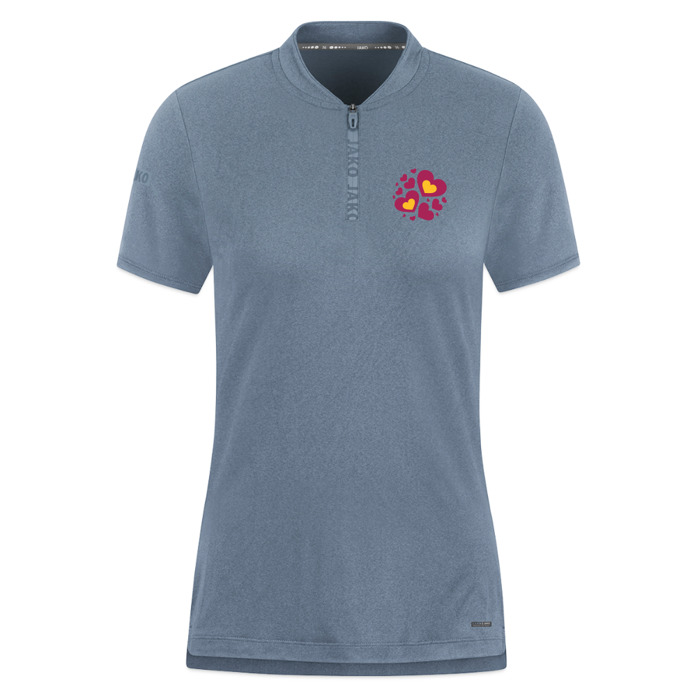 JAKO Vrouwen poloshirt Pro Casual - blauwgrijs