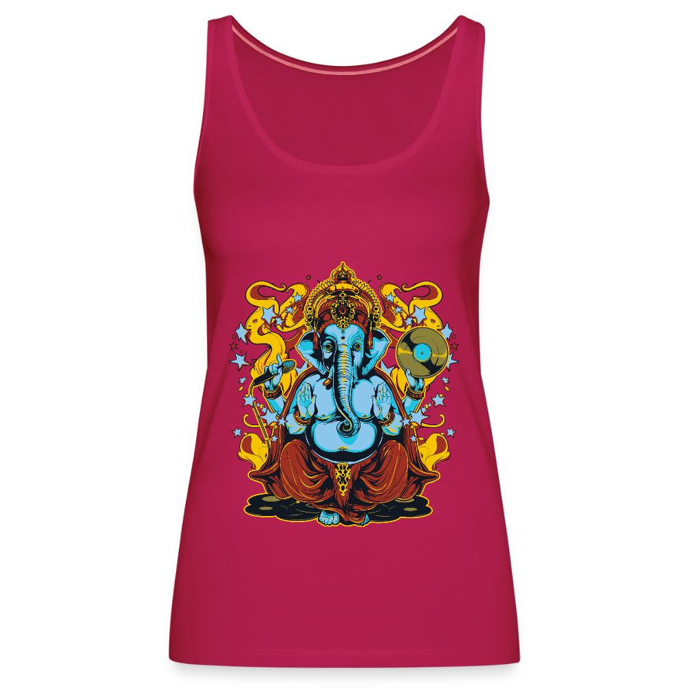 Vrouwen Premium tank top - donker roze