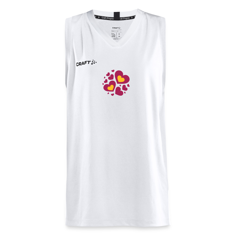 CRAFT Progress teenager basketbalshirt - wit