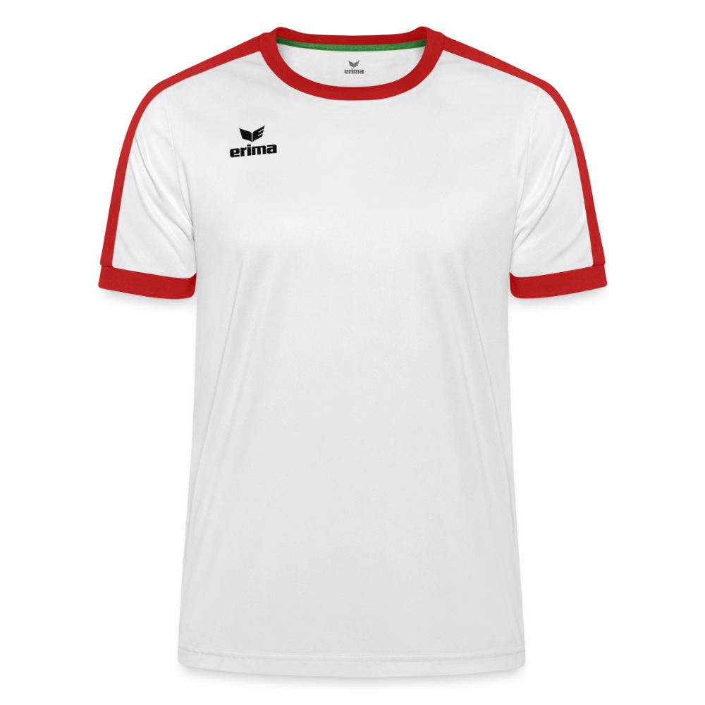 Erima Uniseks Retro Star shirt - wit/rood