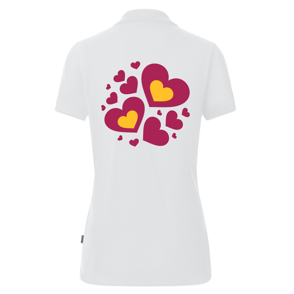 JAKO Vrouwen polo Organic - wit