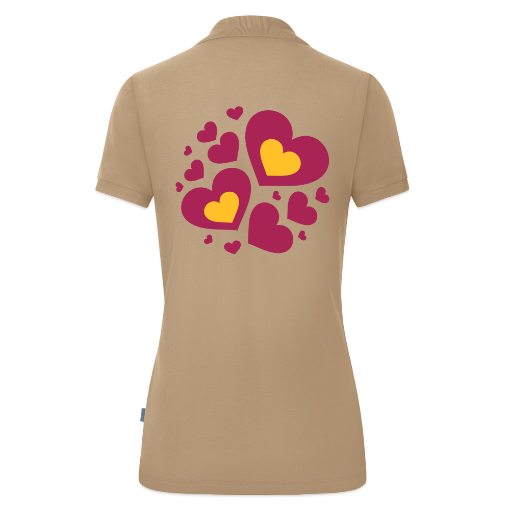 JAKO Vrouwen polo Organic - beige