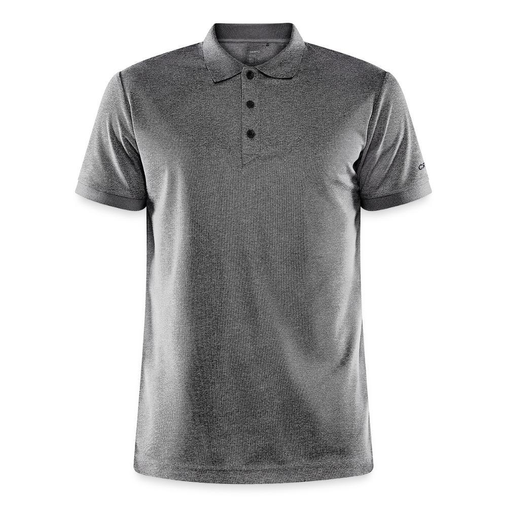 CRAFT Core Unify polo - donkergrijs gemêleerd