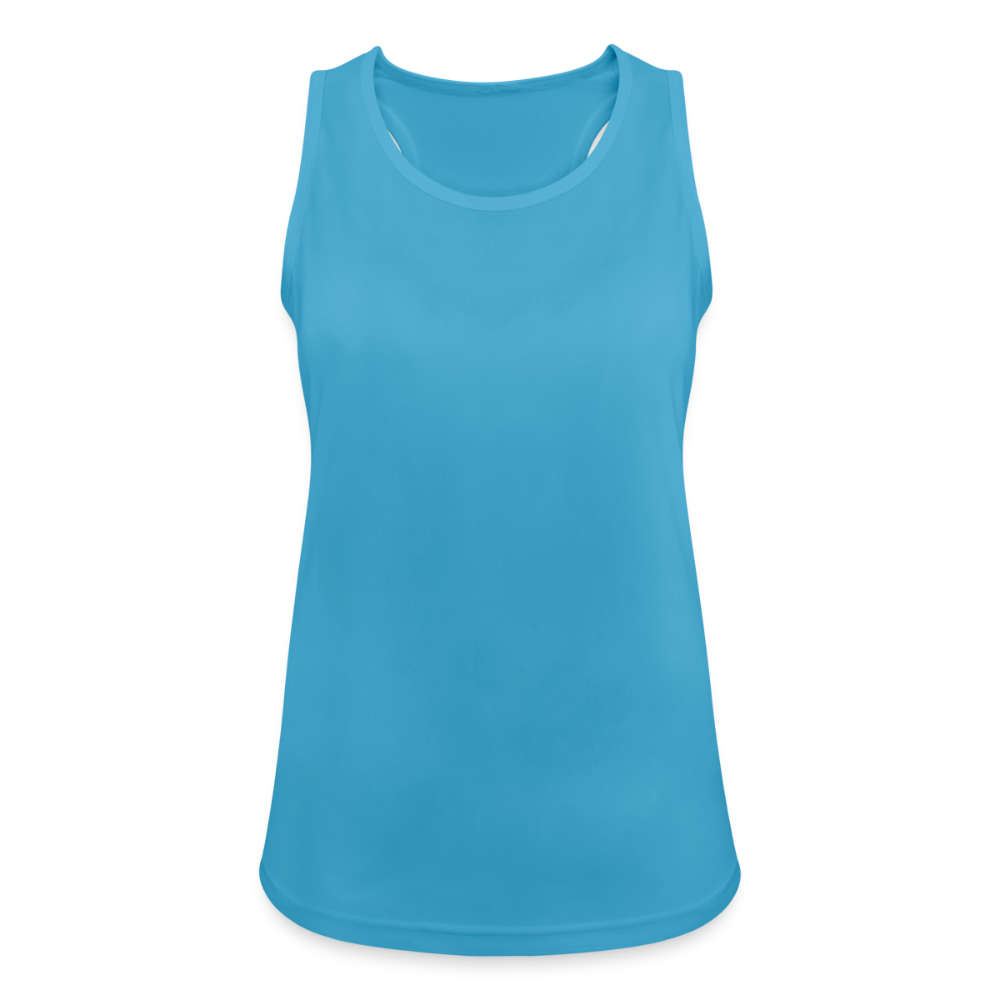 Vrouwen tanktop ademend actief - saffierblauw