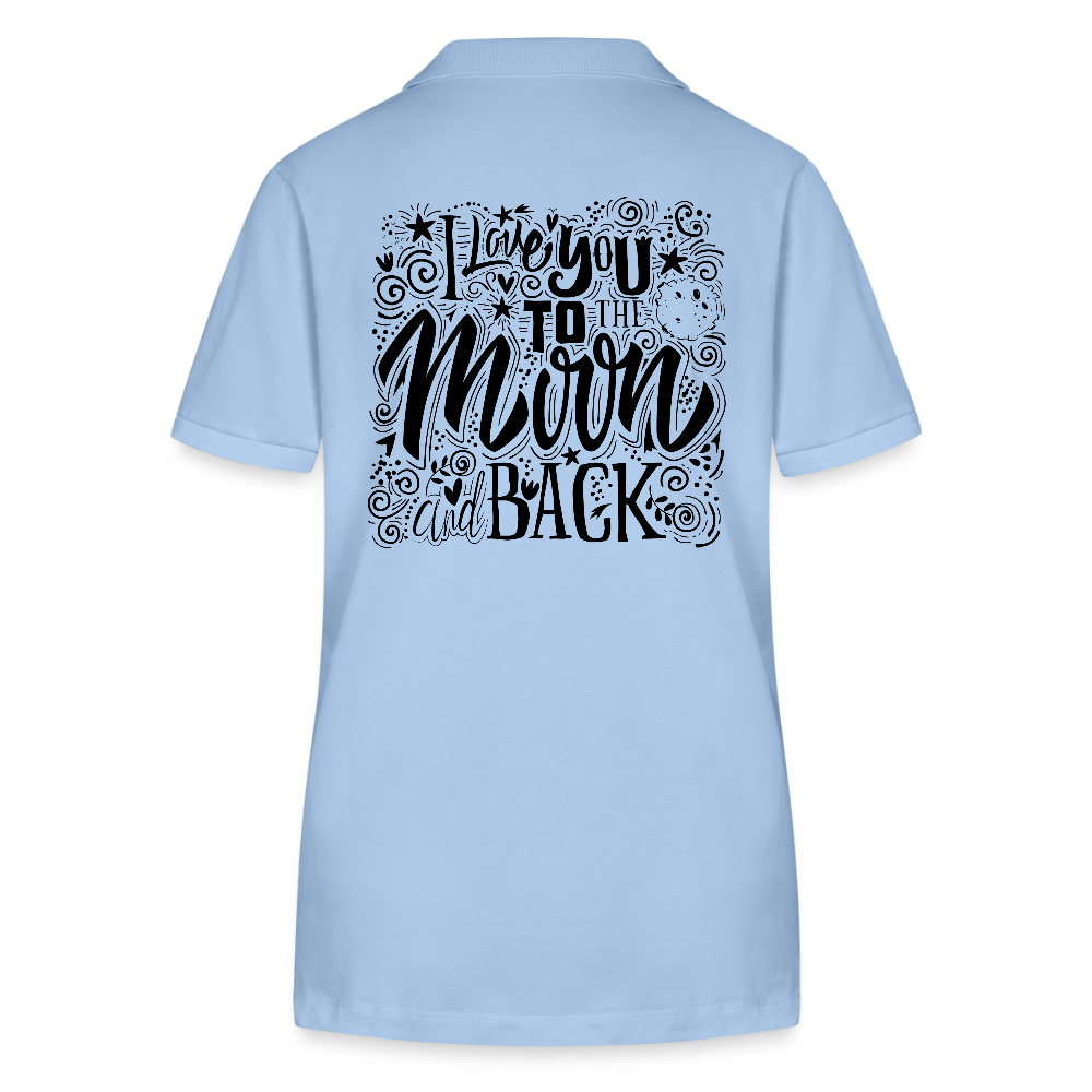 Stanley/Stella Vrouwen bio poloshirt ELLISER - sky blue