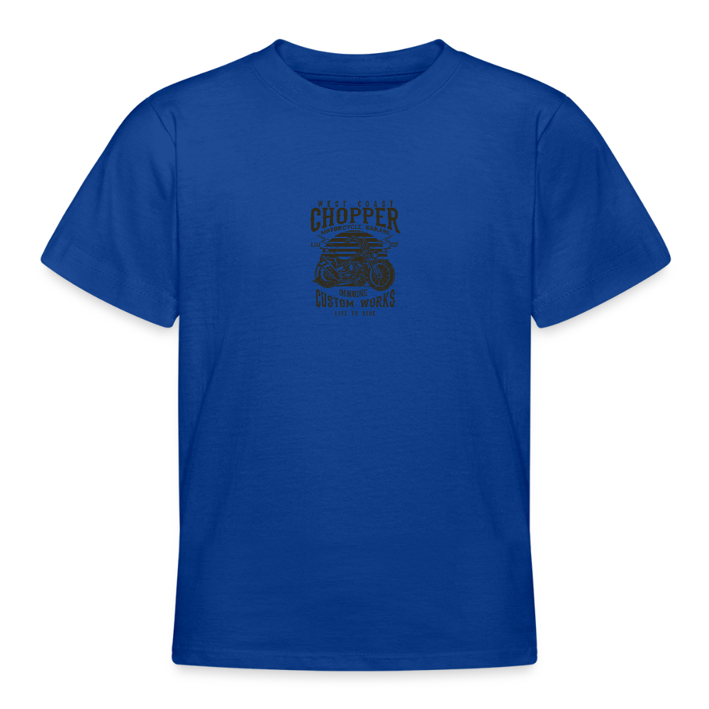 Teenager T-shirt - koningsblauw
