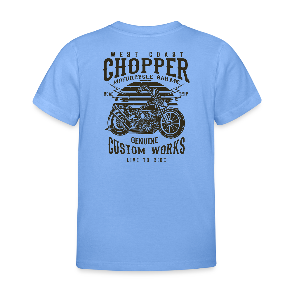 Kinderen T-shirt - hemelsblauw