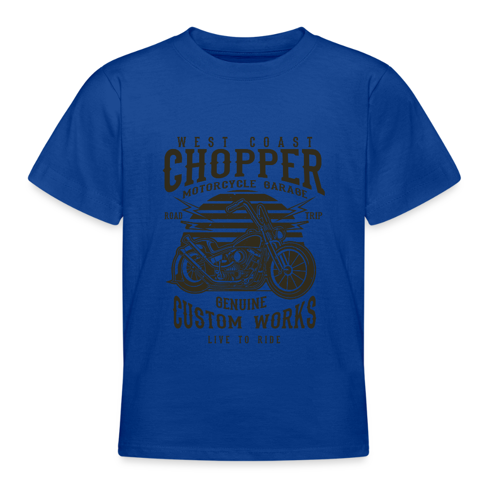 Teenager T-shirt - koningsblauw