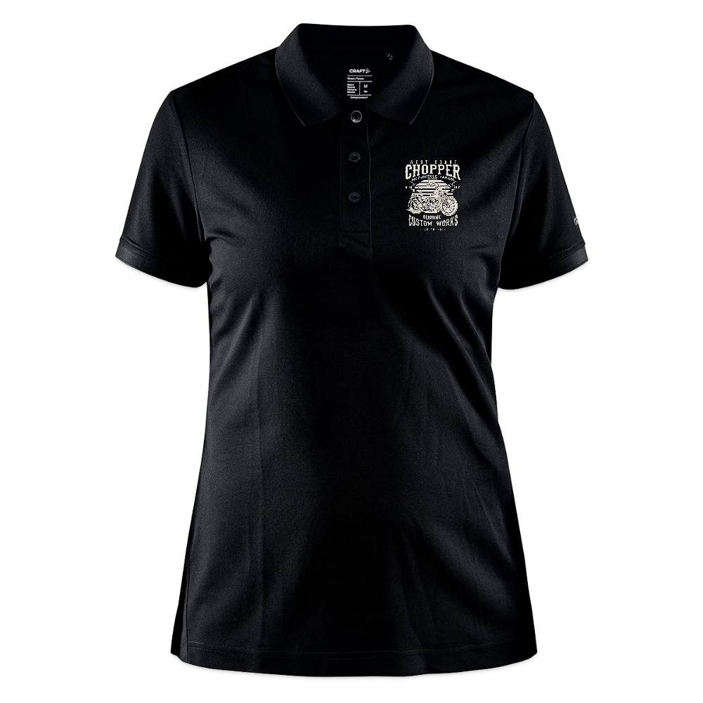 CRAFT Core Unify damespolo - zwart