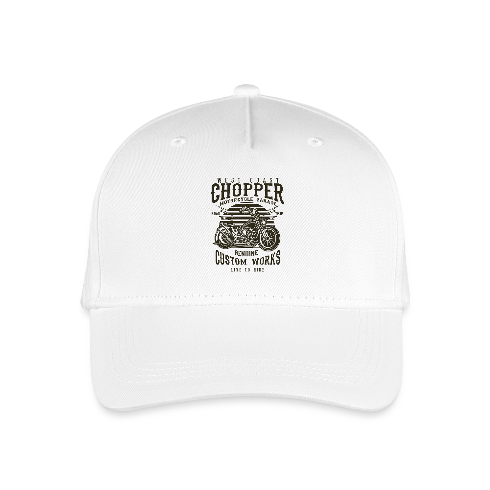 Bio kinder basecap - wit