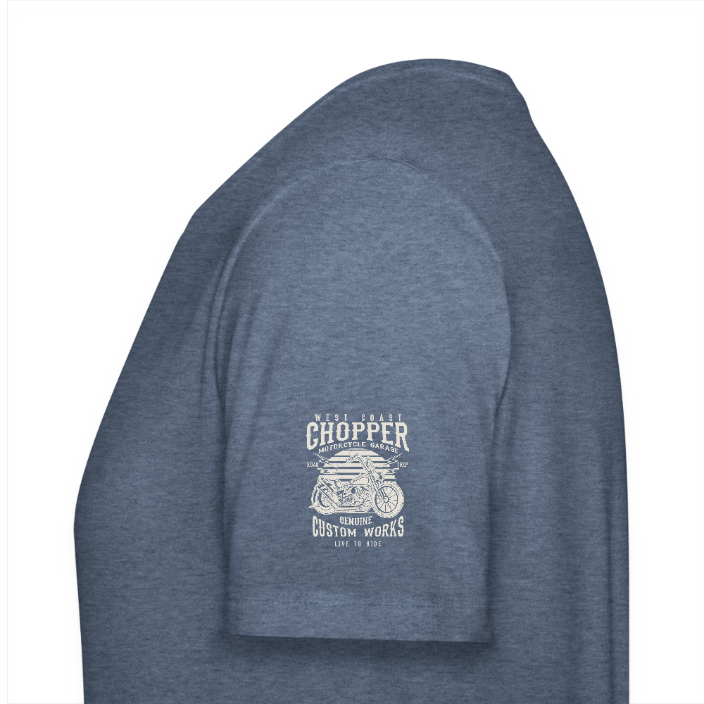 Stanley/Stella Uniseks bio-T-Shirt CREATOR - donkerblauw gemêleerd
