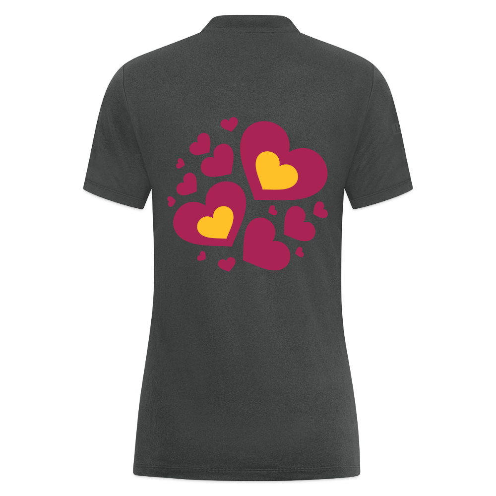 JAKO Vrouwen poloshirt Pro Casual - grafietgrijs