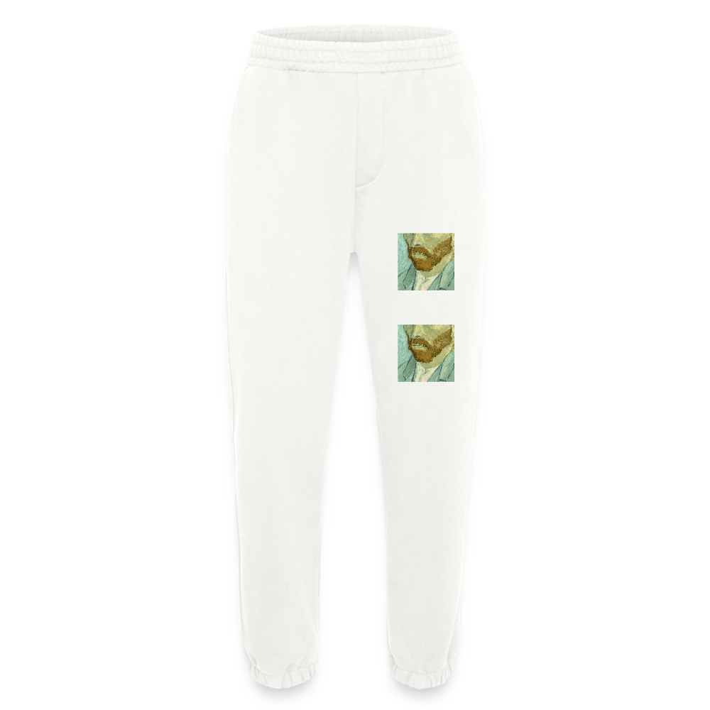 Heavyweight organic joggingbroek made in EU - OFF WHITE
