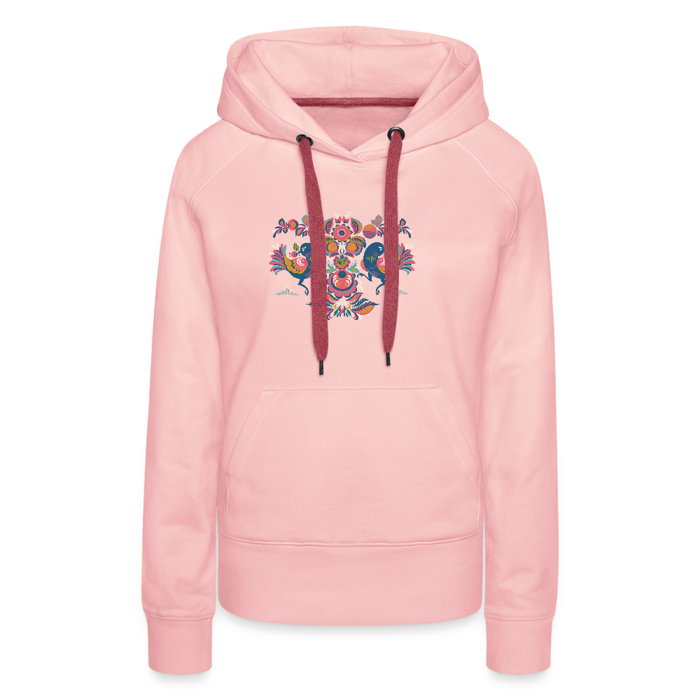 Vrouwen Premium hoodie - kristalroze