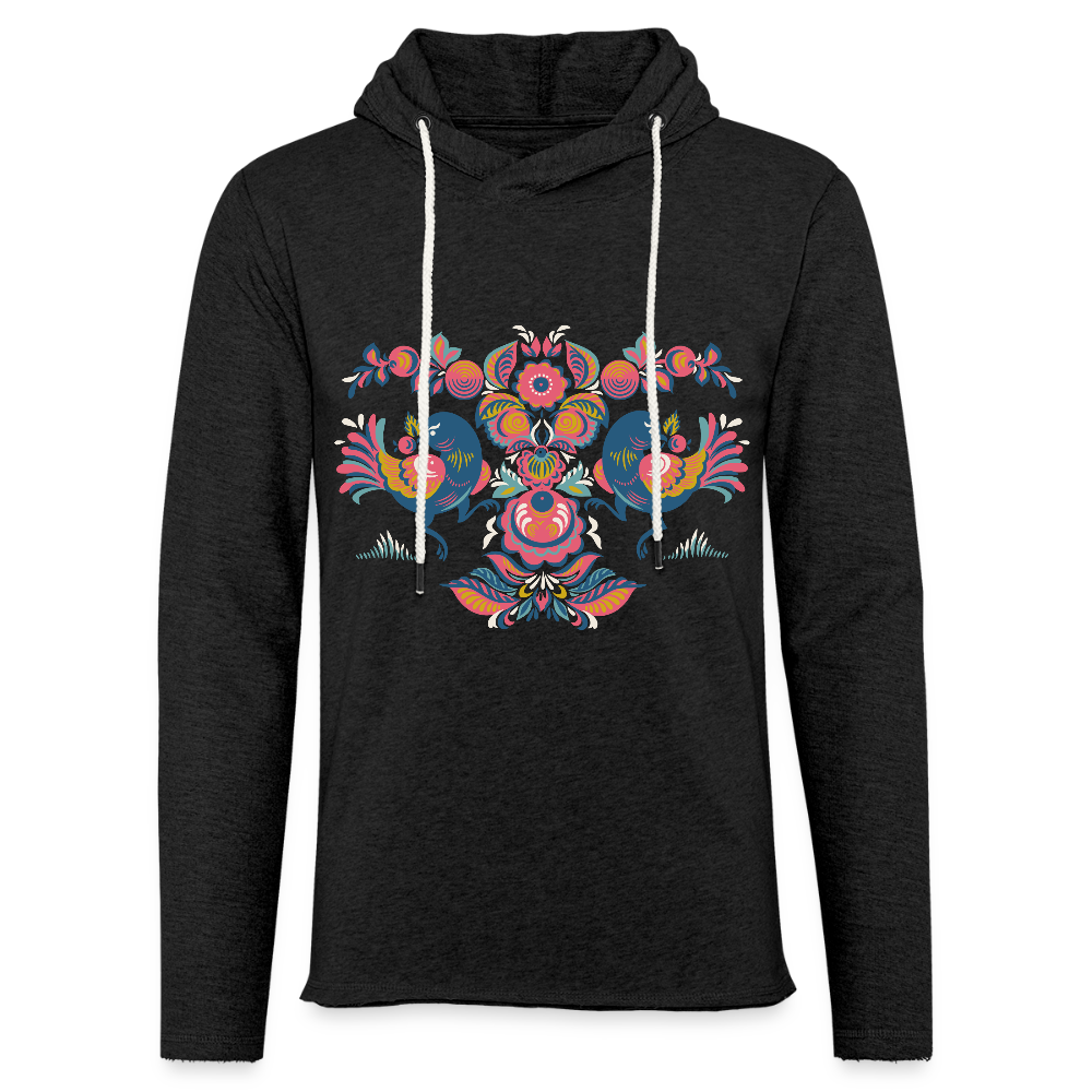 Lichte hoodie unisex - houtskool
