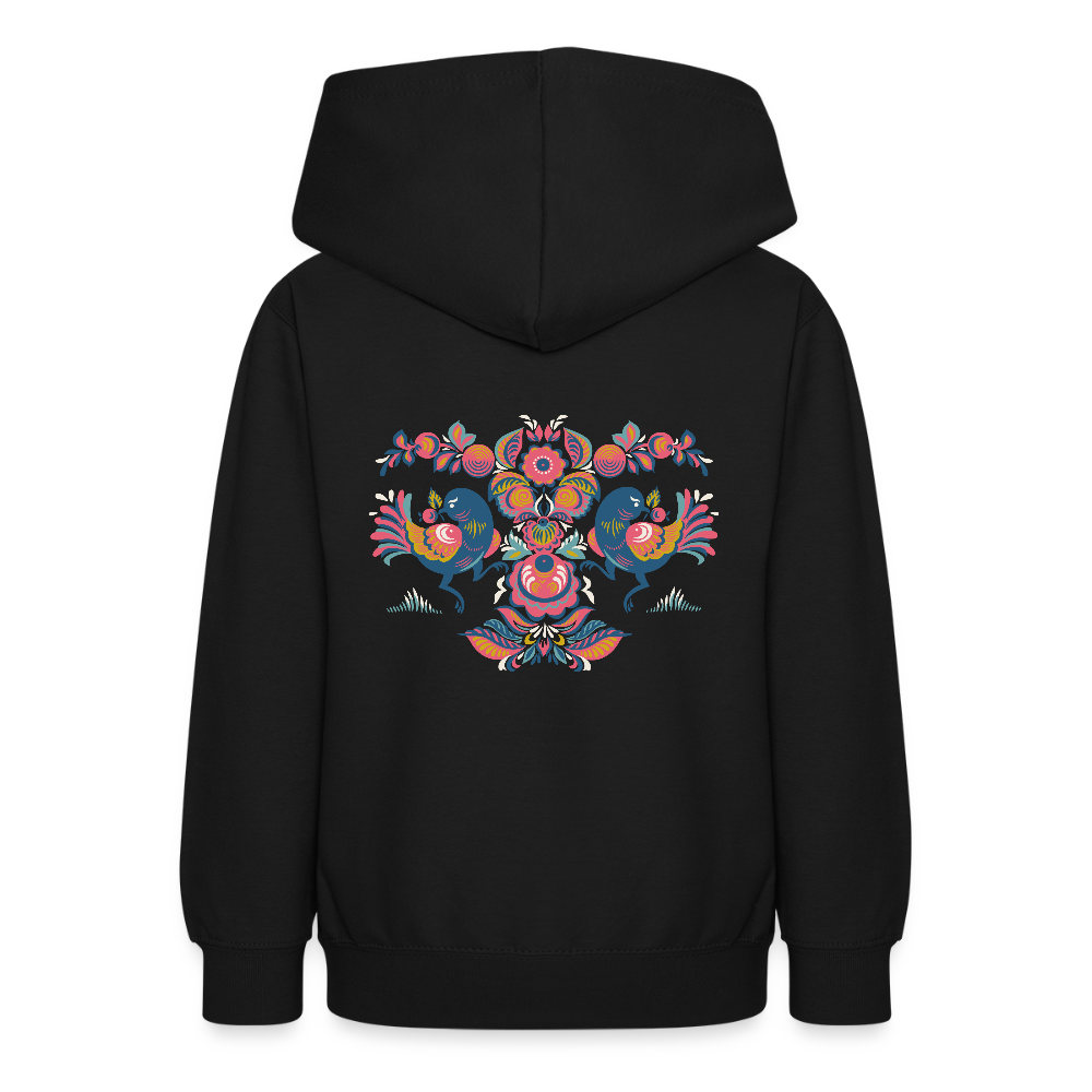 Teenager hoodie - zwart