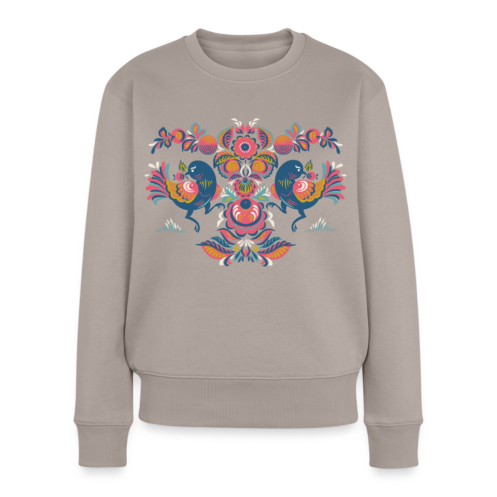 Vrouwen premium sweater - taupe