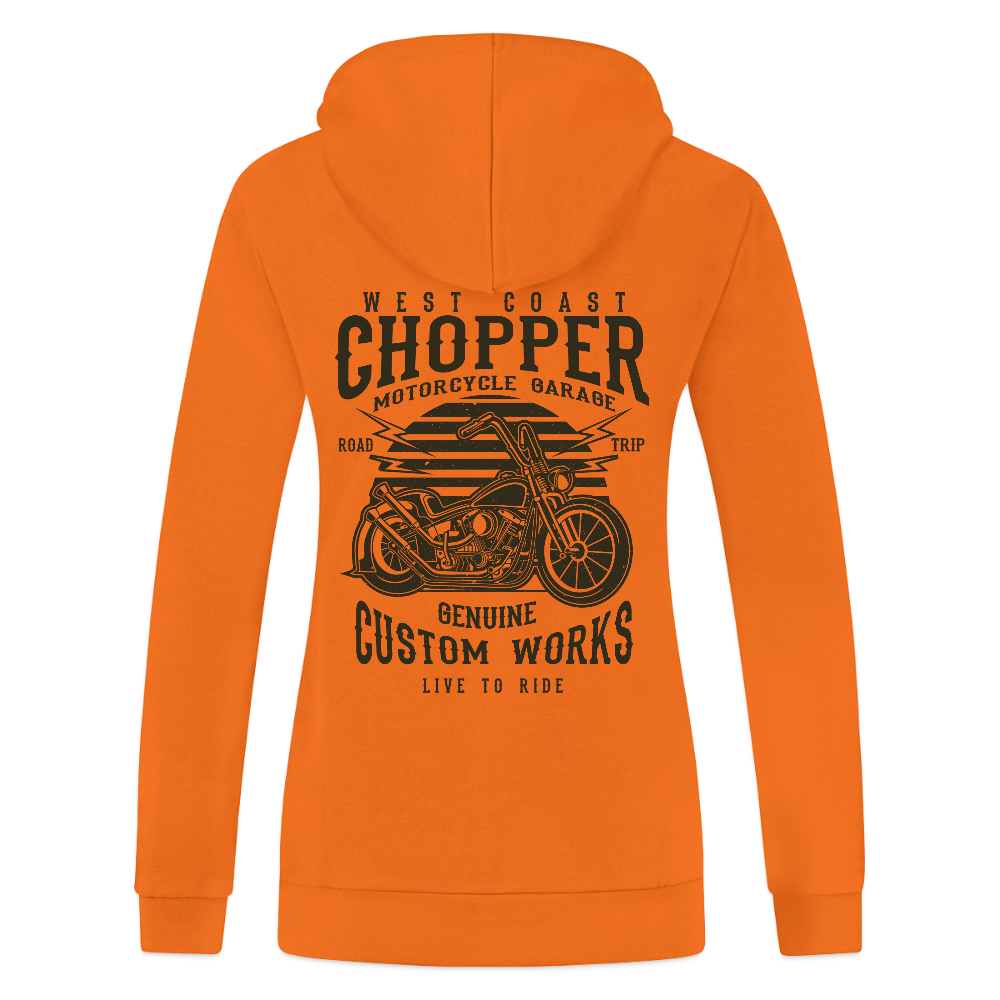 JAKO Vrouwen ziphoodie Organic - neonoranje