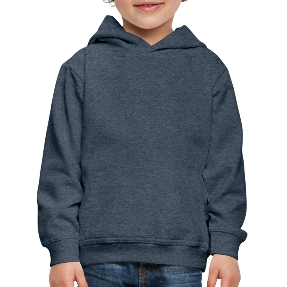 Kinderen trui Premium met capuchon - jeansblauw