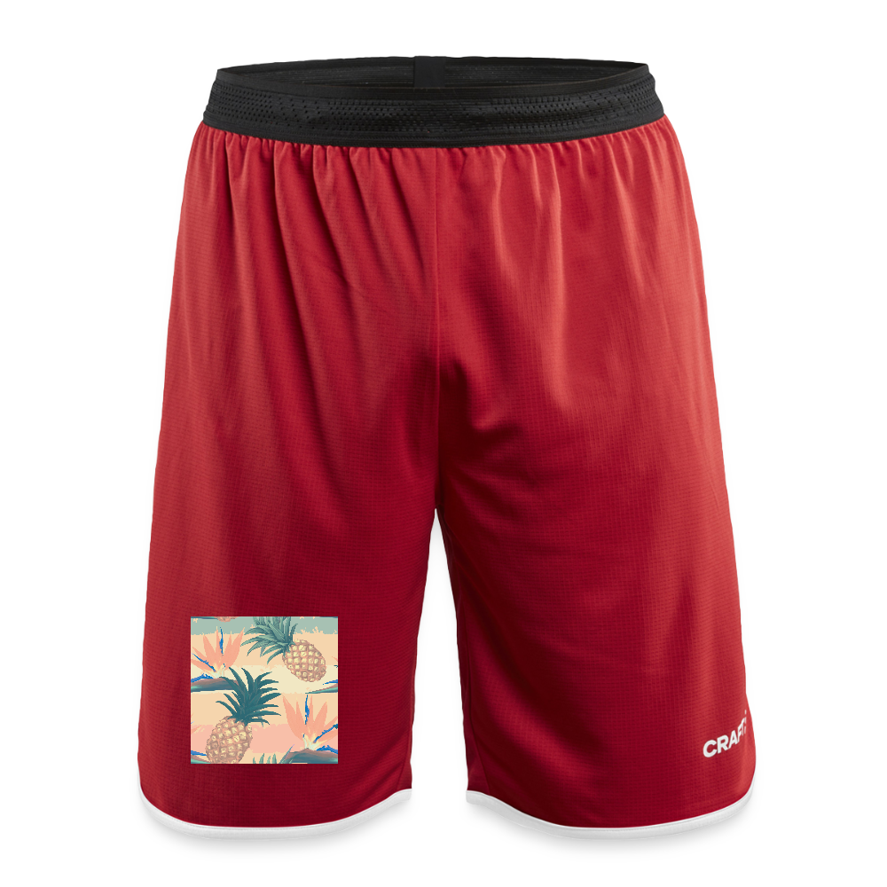 CRAFT Progress mannen basketbalshorts - donkerrood