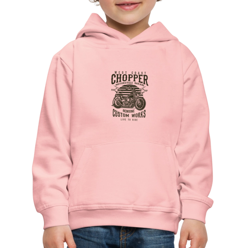 Kinderen trui Premium met capuchon - kristalroze