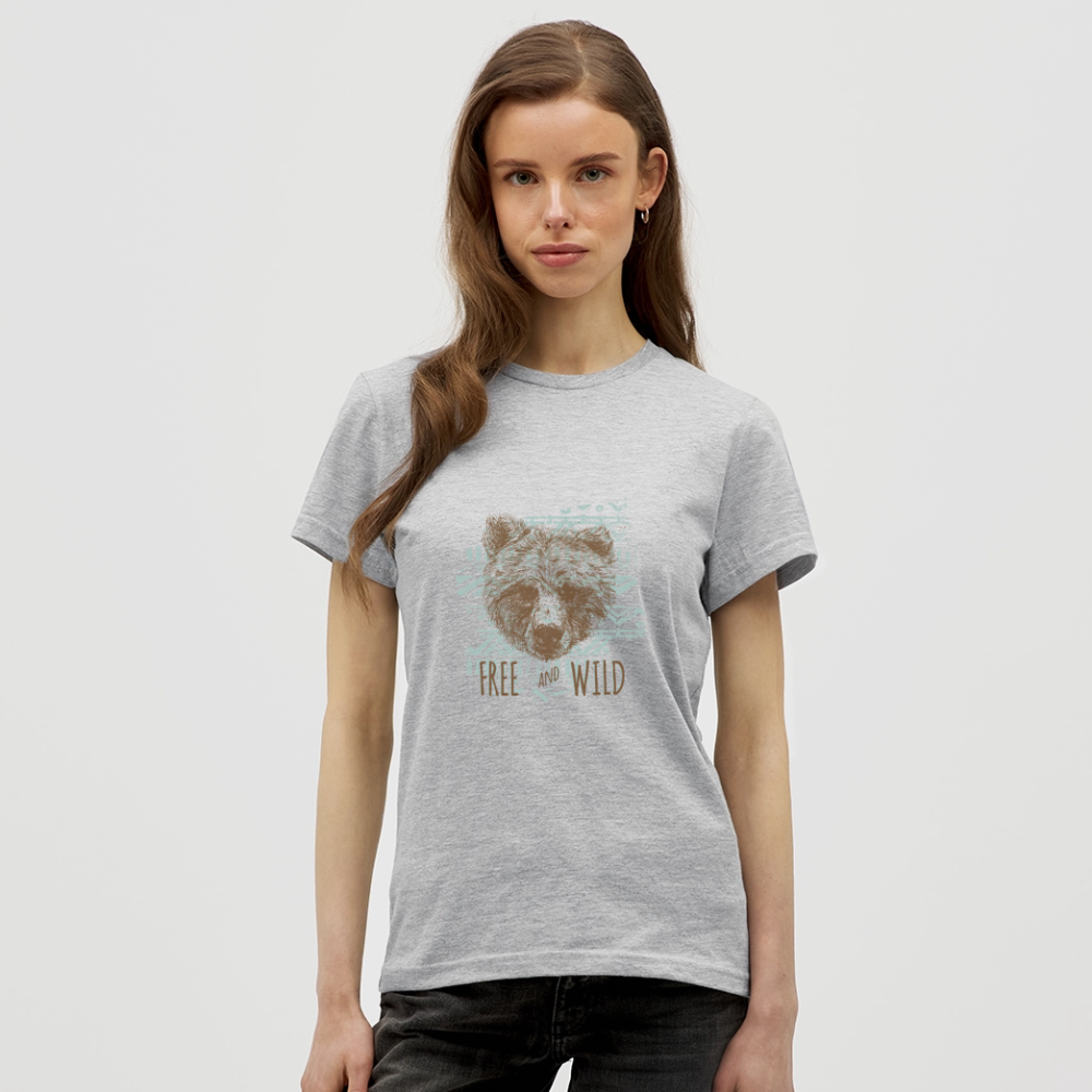Vrouwen T-shirt - grijs gemêleerd