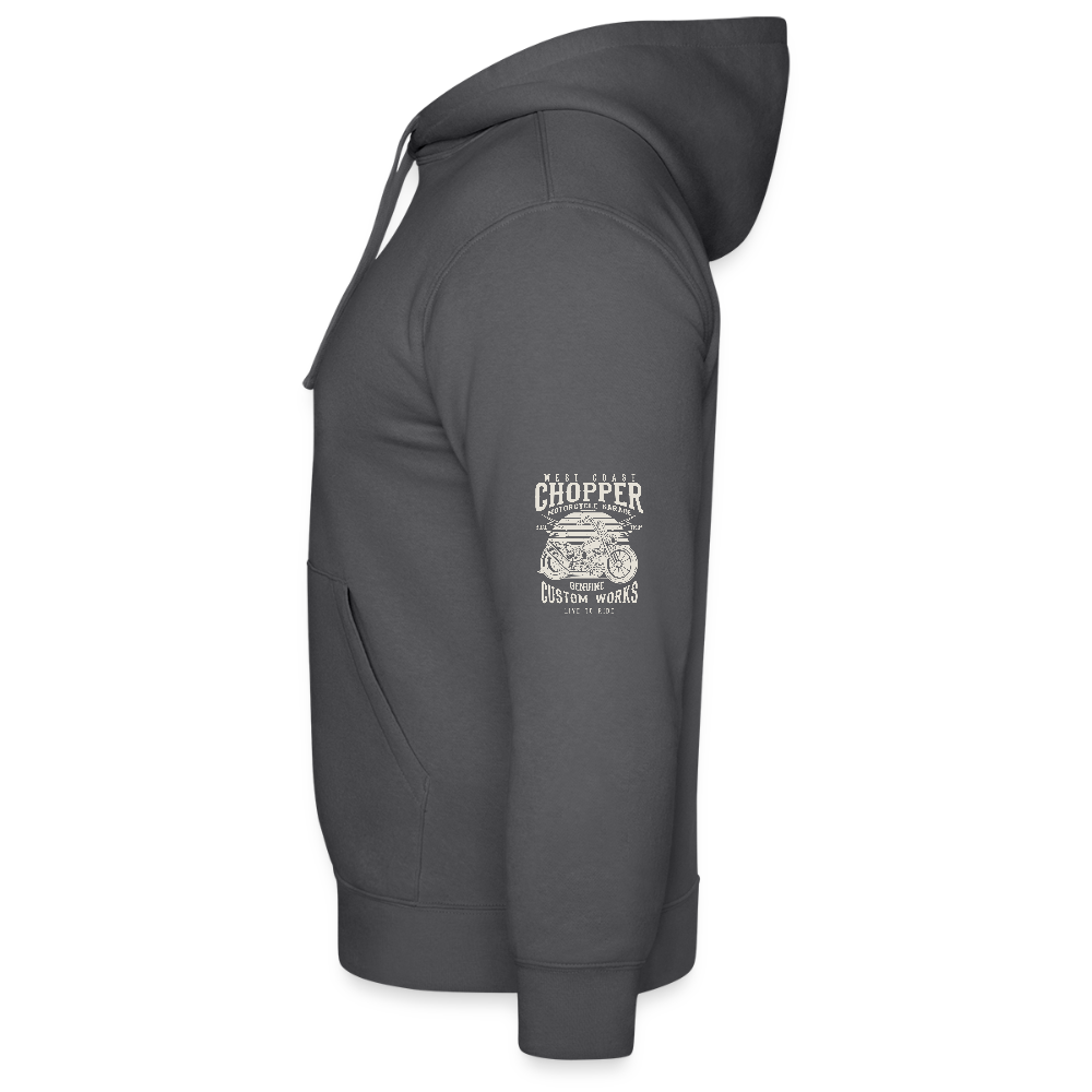 Mannenhoodie van Russell - grijs