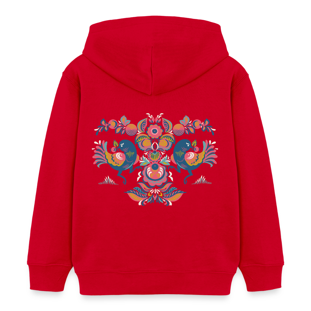 Stanley/Stella Kinder-bio-hoodie Mini Cruiser - rood