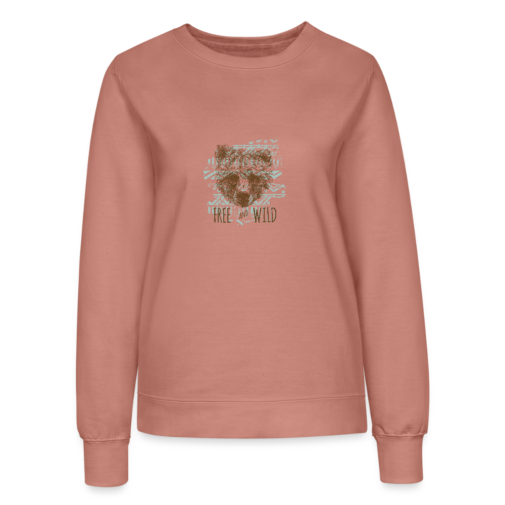 Vrouwen sweatshirt - altrosa