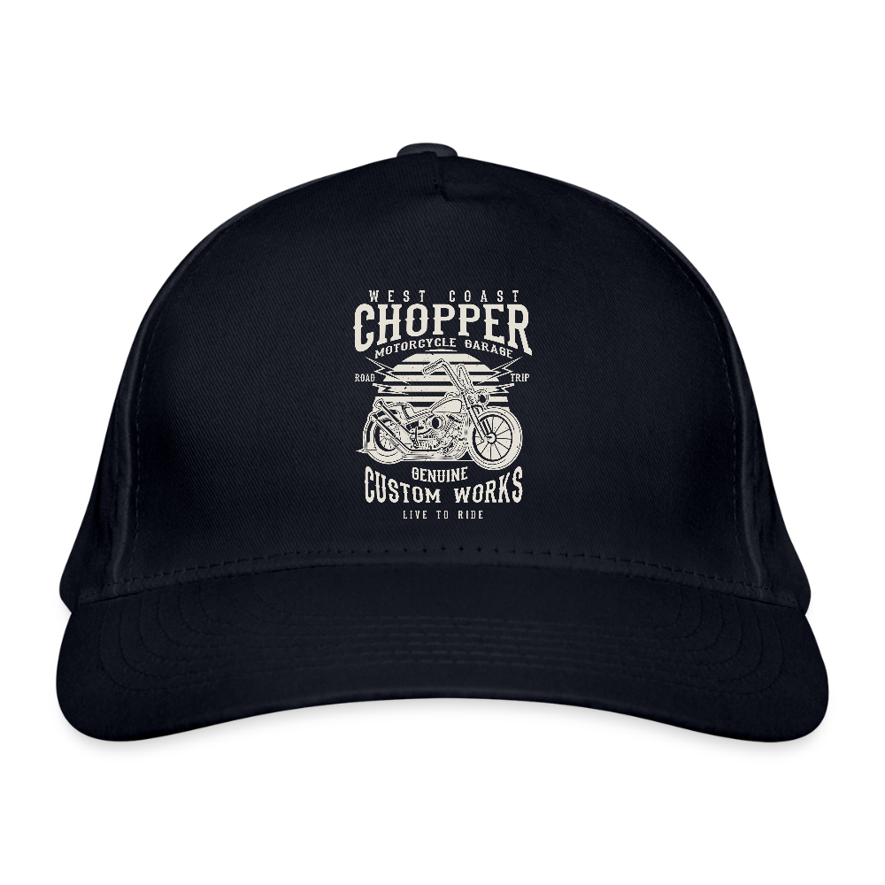 Biologische baseballpet - navy