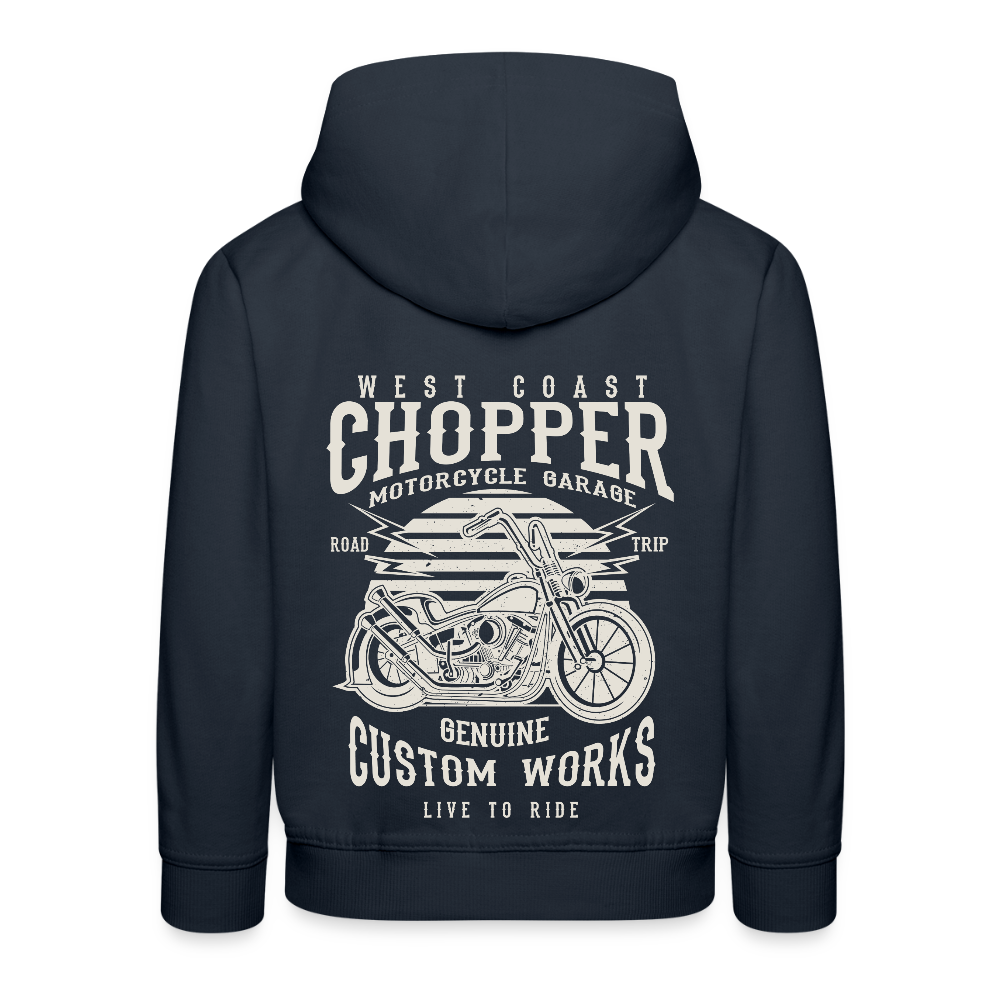 Kinderen trui Premium met capuchon - navy