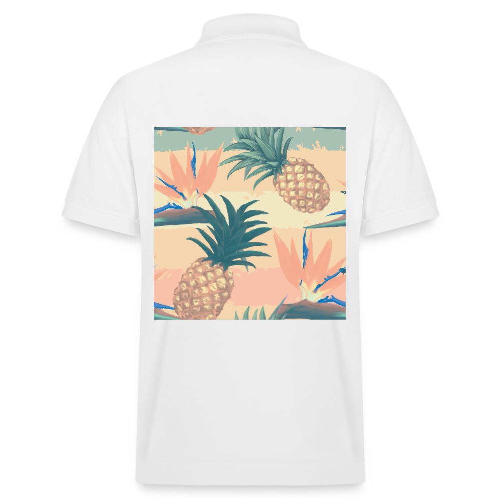 Stanley/Stella uniseks bio poloshirt PREPSTER - wit