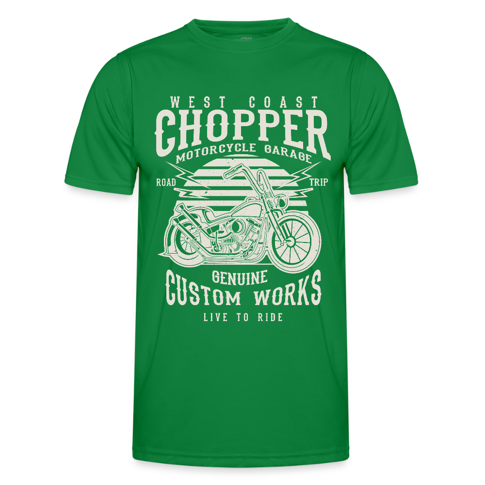 Functioneel T-shirt voor mannen - kelly groen
