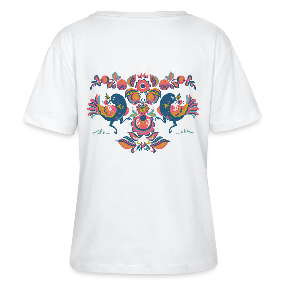 Stanley/Stella Relaxed vrouwen bio-T-shirt met ronde hals SERENA - wit
